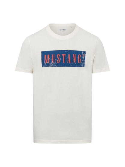 Mustang T-Shirt Herren Baumwolle bedruckt
