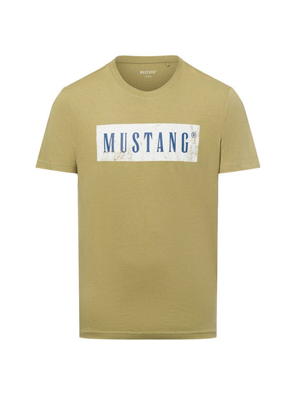 Mustang T-Shirt Herren Baumwolle bedruckt
