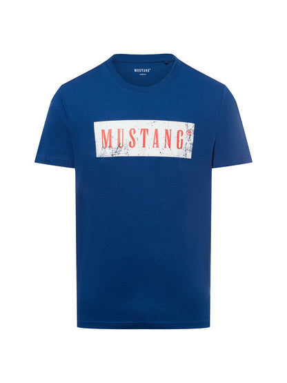 Mustang T-Shirt Herren Baumwolle bedruckt