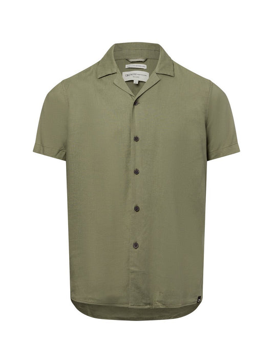 Tom Tailor Denim Kurzarm-Freizeithemd Herren Comfort Fit Viskose