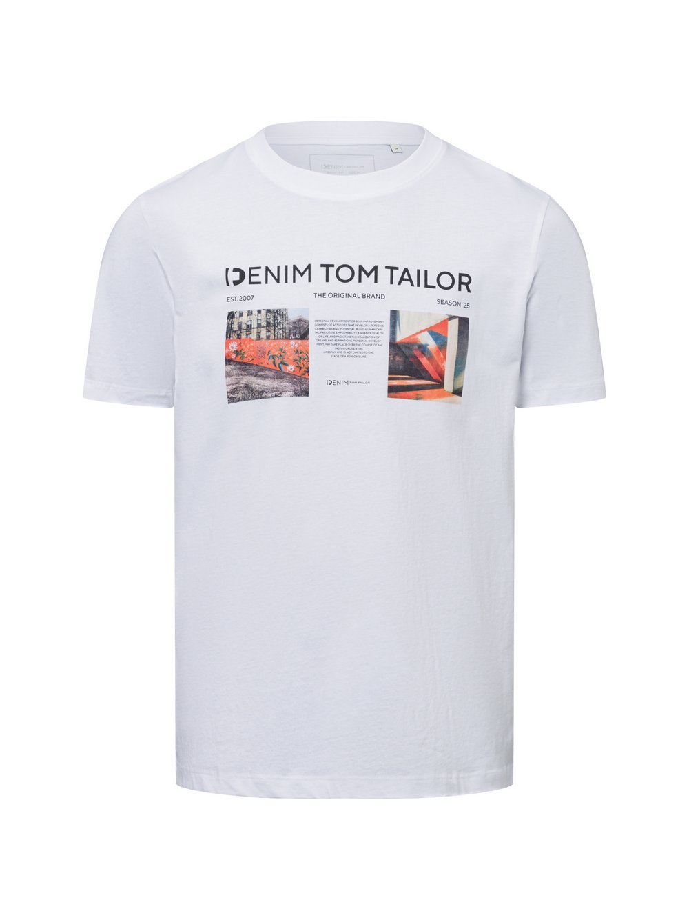 Tom Tailor Denim T-Shirt Herren Baumwolle bedruckt