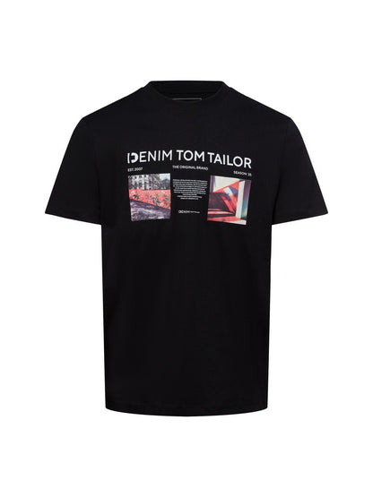Tom Tailor Denim T-Shirt Herren Baumwolle bedruckt