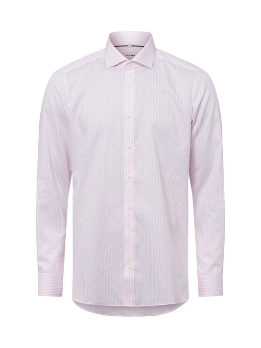 OLYMP Level Five Businesshemd Herren Slim Fit Baumwolle gestreift