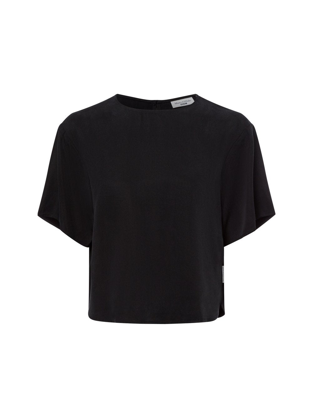 Marc O'Polo Denim Kurzarmbluse Damen Lyocell