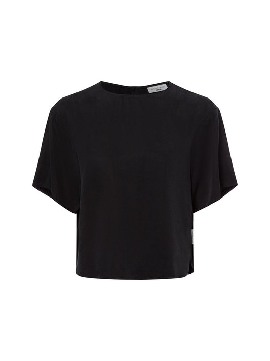 Marc O'Polo Denim Kurzarmbluse Damen Lyocell