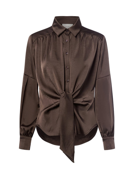 Neo Noir Satinbluse Damen