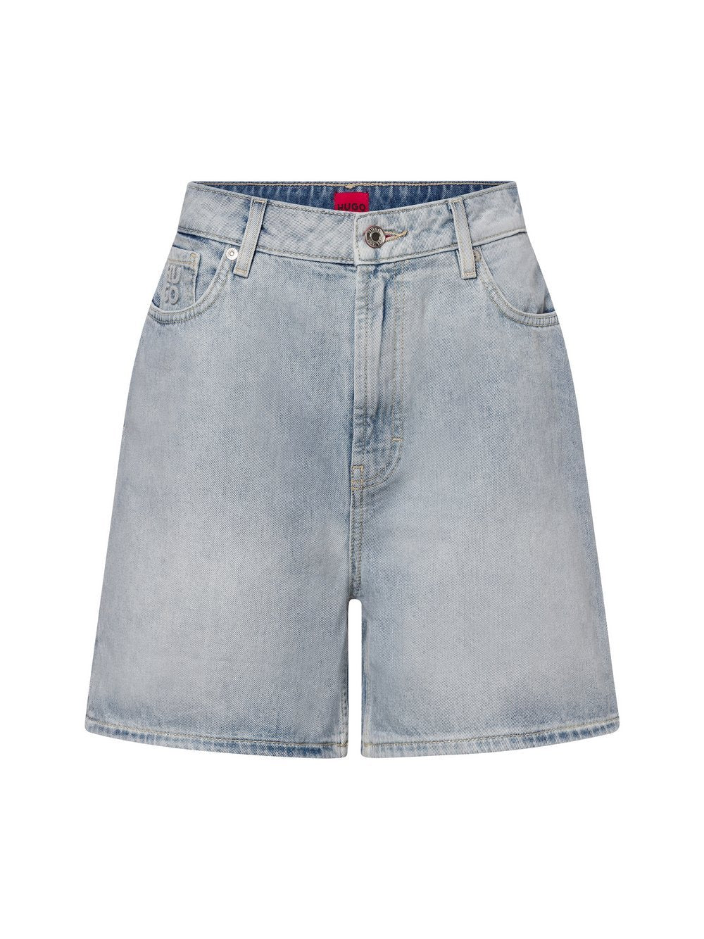 HUGO Jeans-Shorts Damen Baumwolle
