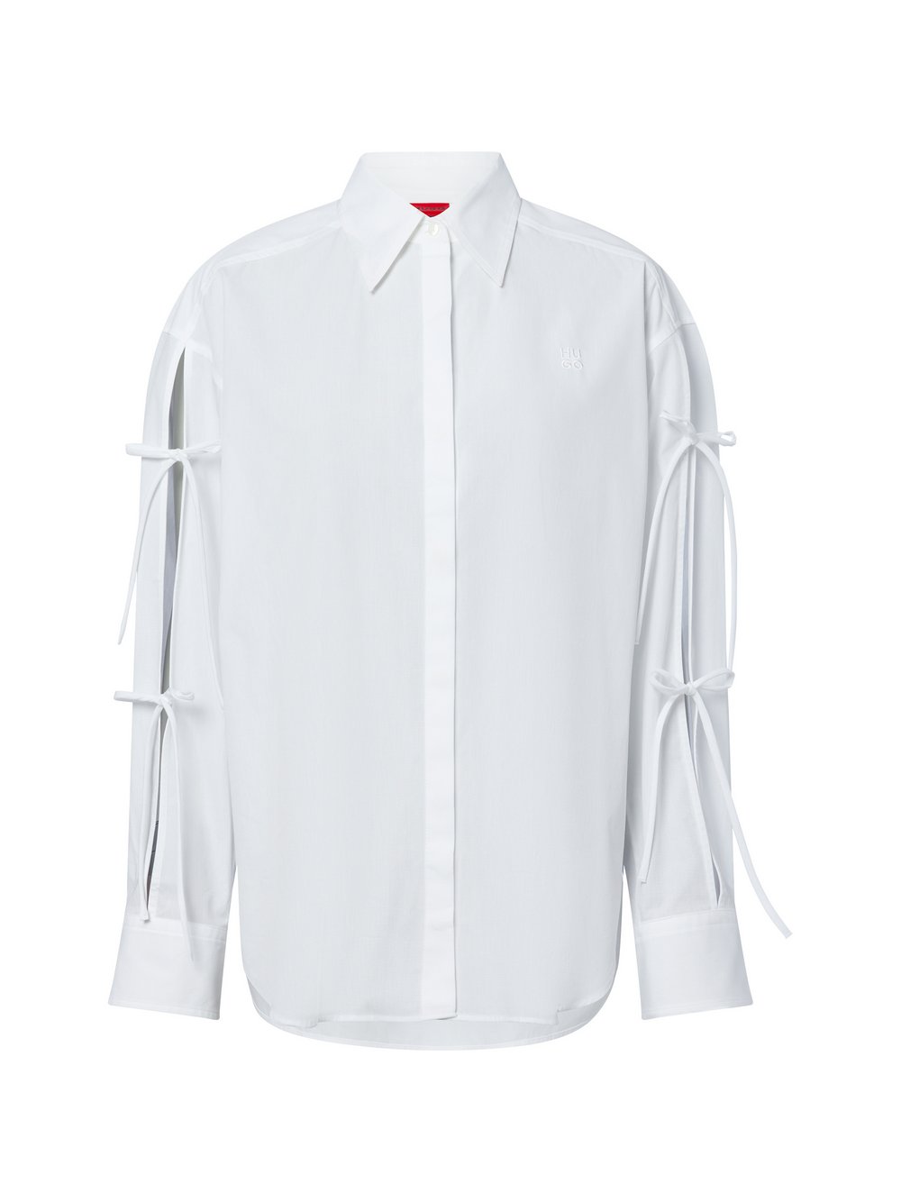 HUGO Hemdbluse Damen Baumwolle