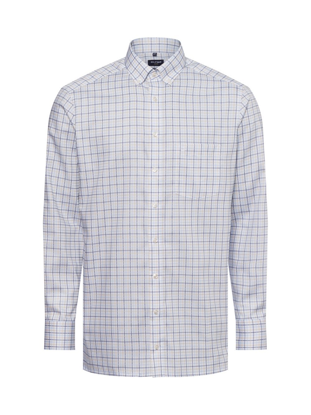 OLYMP Luxor modern fit Hemd Herren Baumwolle gemustert