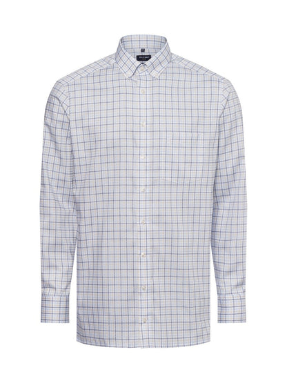 OLYMP Luxor modern fit Hemd Herren Baumwolle gemustert