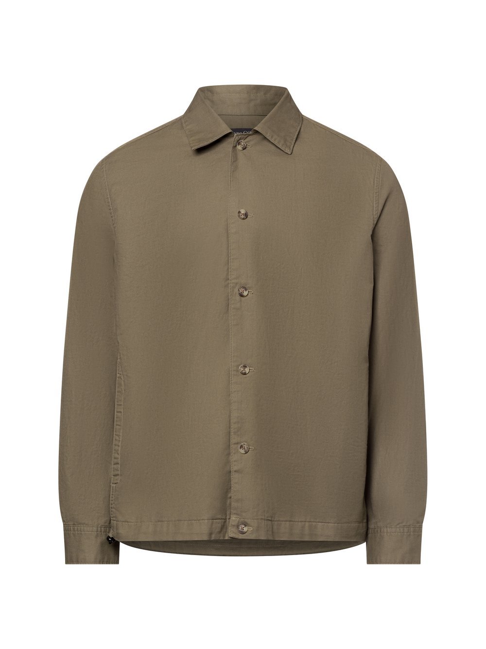 Marc O'Polo Freizeithemd mit Leinenanteil Herren Comfort Fit Baumwolle