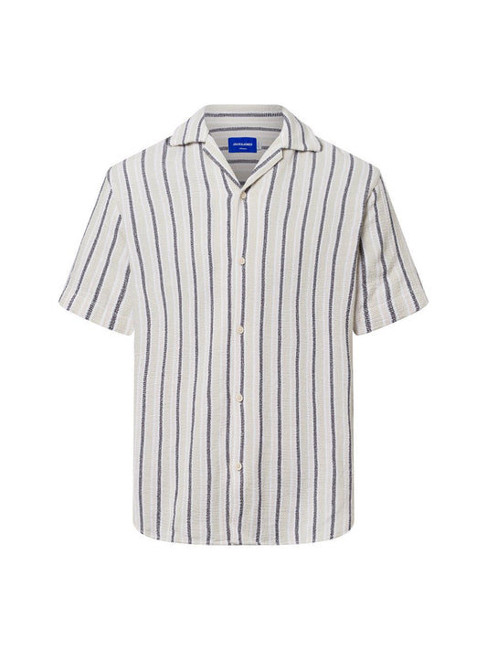 Jack & Jones Freizeithemd Herren Comfort Fit Baumwolle gestreift