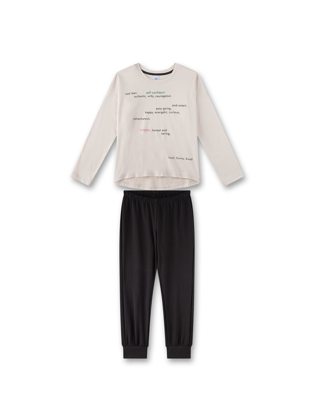 Sanetta Pyjama Mädchen Baumwolle bedruckt