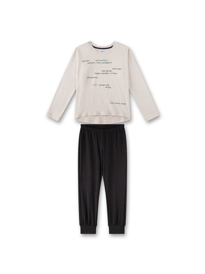 Sanetta Pyjama Mädchen Baumwolle bedruckt