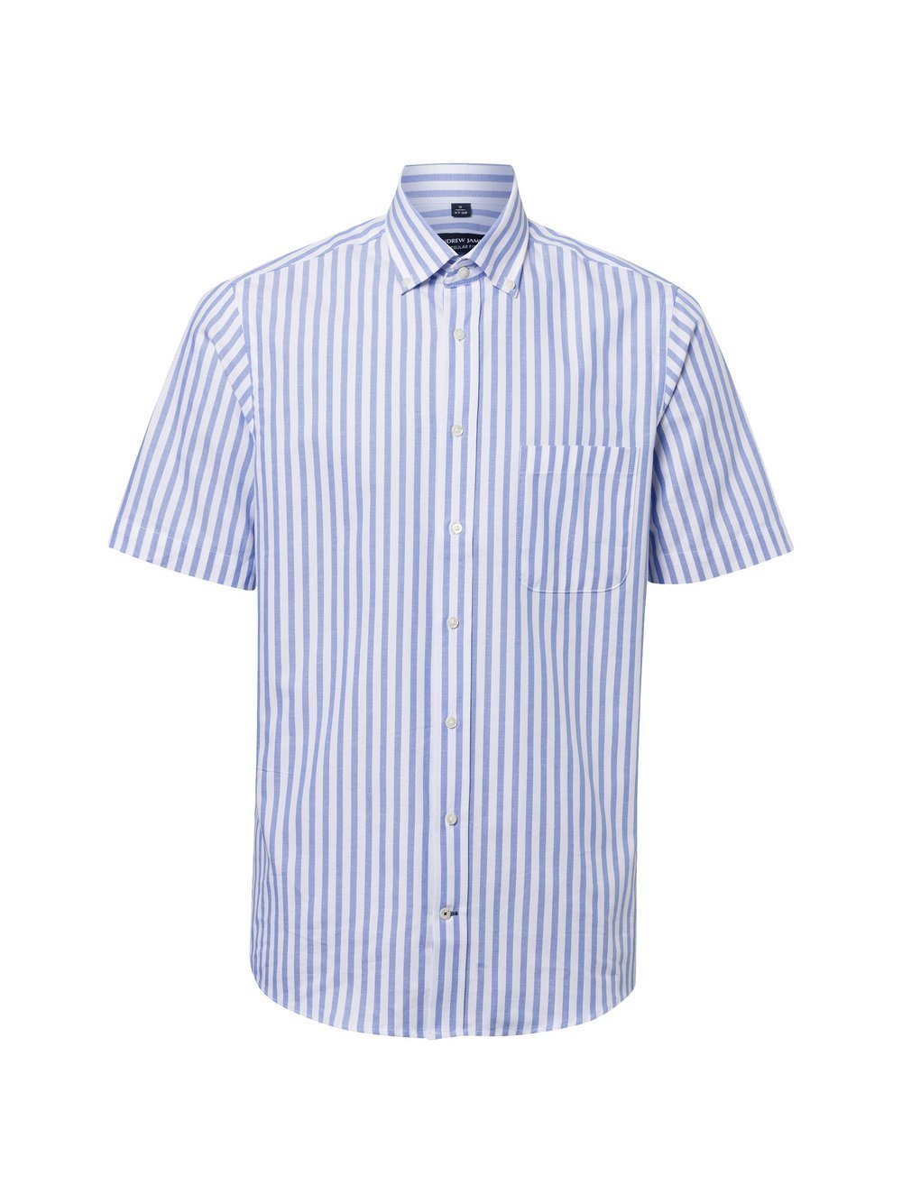 Andrew James Freizeithemd Herren Regular Fit Baumwolle gestreift