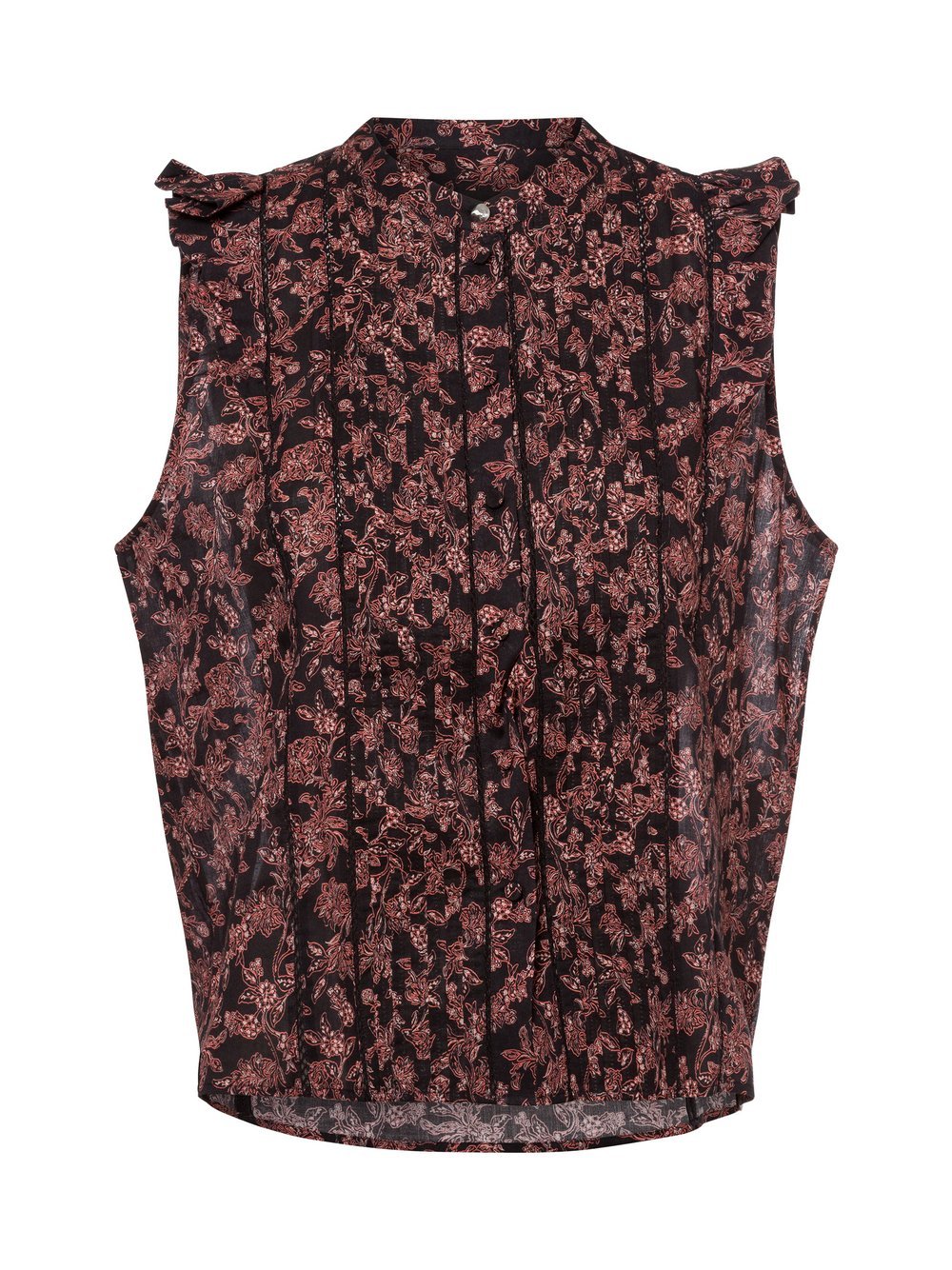 BOSS Blusentop Damen Baumwolle gemustert