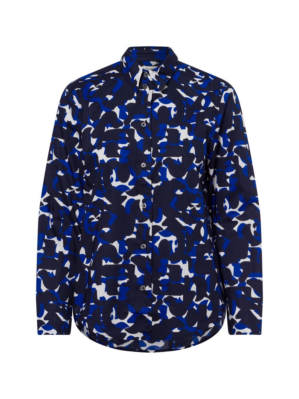 Marc O'Polo Hemdbluse Damen Baumwolle gemustert