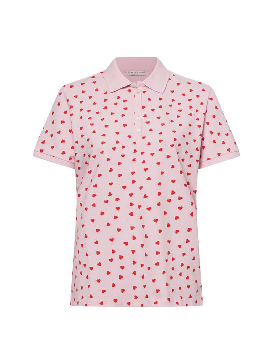 Marie Lund Poloshirt Damen Baumwolle gemustert