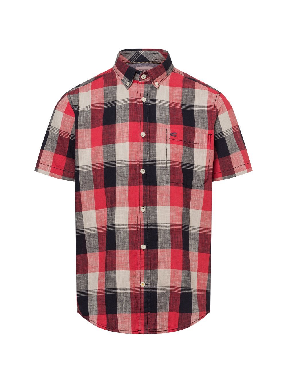 Camel Active Freizeithemd Herren Regular Fit Baumwolle kariert