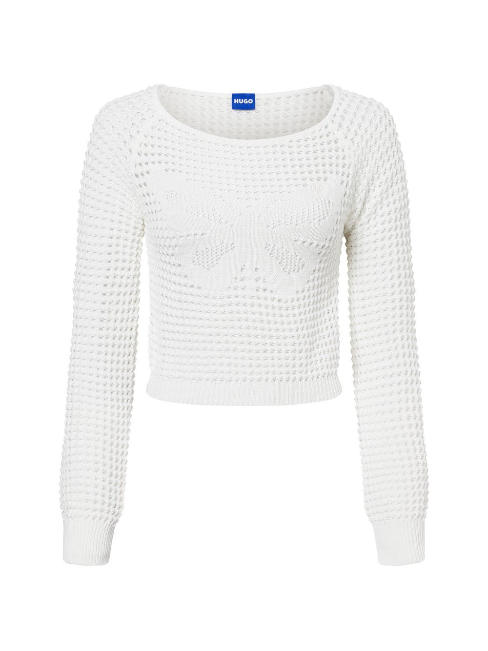 HUGO Strickpullover Damen Baumwolle