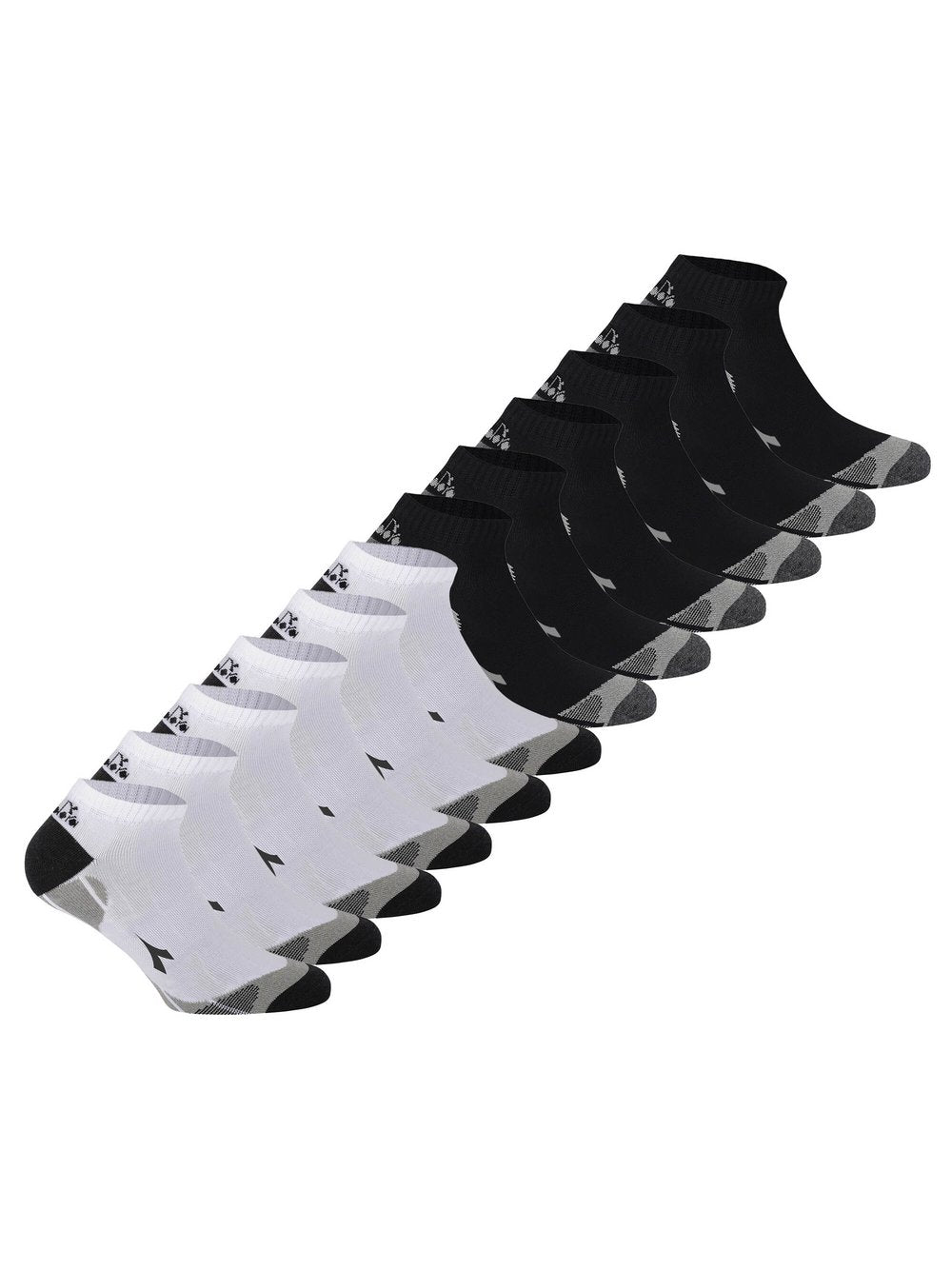 Diadora Socken 12er Pack Herren Baumwolle gemustert