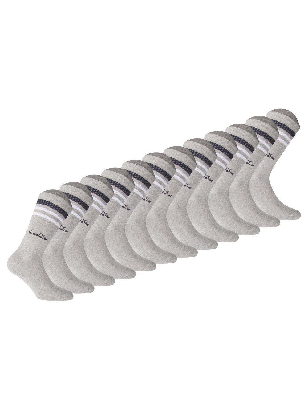 Diadora Socken 12er Pack Damen Baumwolle gemustert