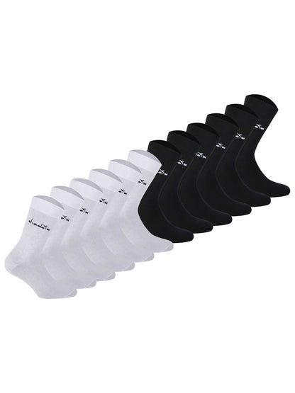 Diadora Socken 12er Pack Damen Baumwolle gemustert