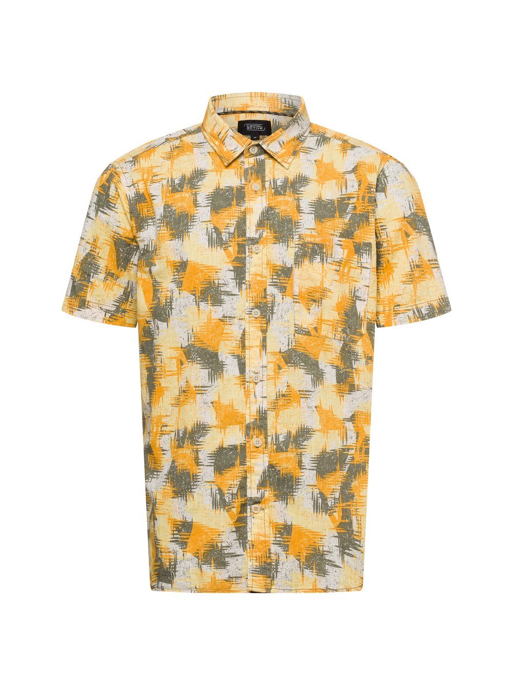 Camel Active Freizeithemd Herren Regular Fit Baumwolle gemustert