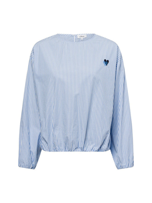 s.Oliver Blusenshirt Damen Baumwolle gestreift