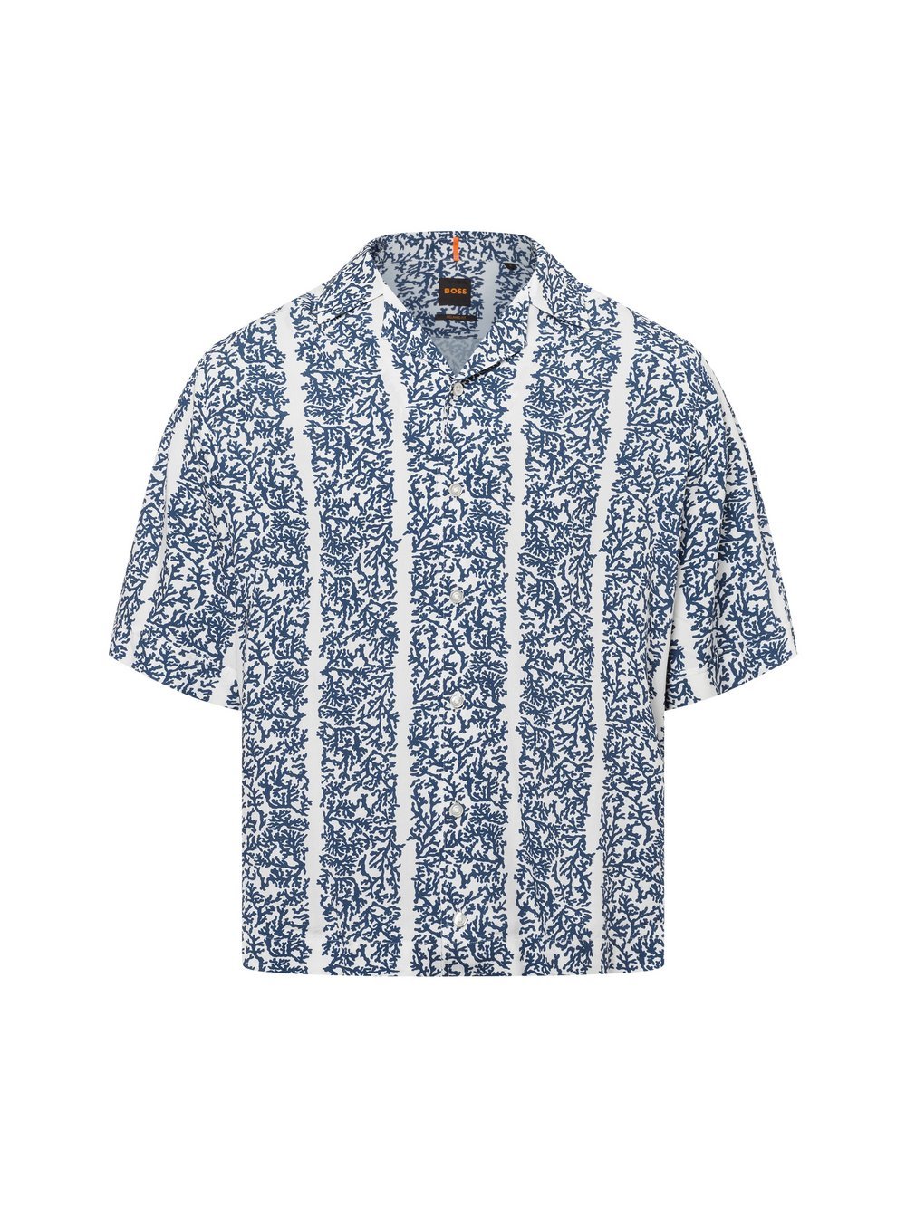 BOSS Freizeithemd -Lapisy_M Herren Comfort Fit Viskose gemustert