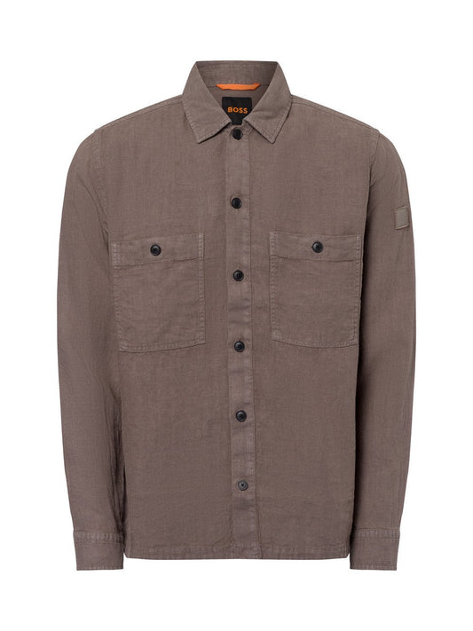 BOSS Leinenhemd Herren Regular Fit
