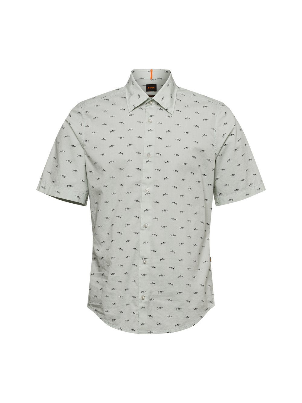 BOSS Freizeithemd Herren Regular Fit Baumwolle gemustert
