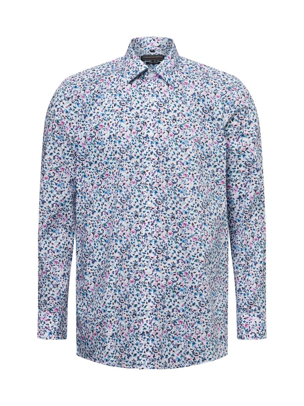 Finshley & Harding Businesshemd Herren Modern Fit Baumwolle