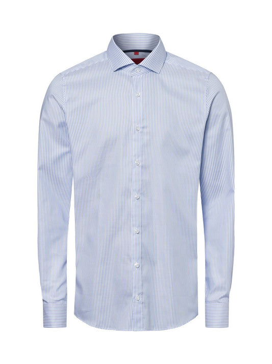 Finshley & Harding Businesshemd Herren Slim Fit Baumwolle gestreift