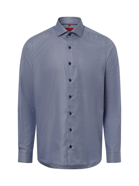 Finshley & Harding Businesshemd Herren Slim Fit Baumwolle gemustert