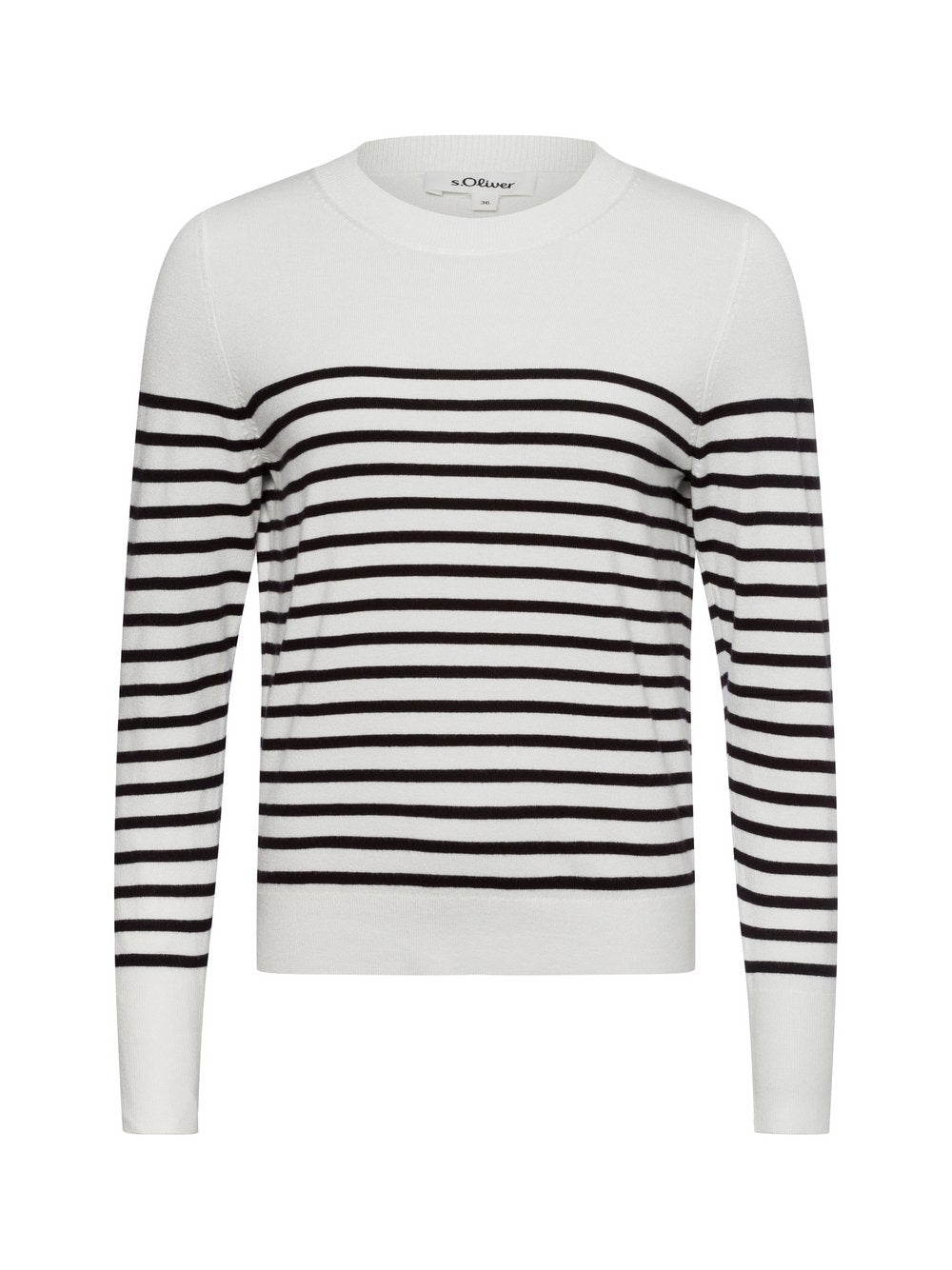 s.Oliver Pullover Damen Viskose gestreift
