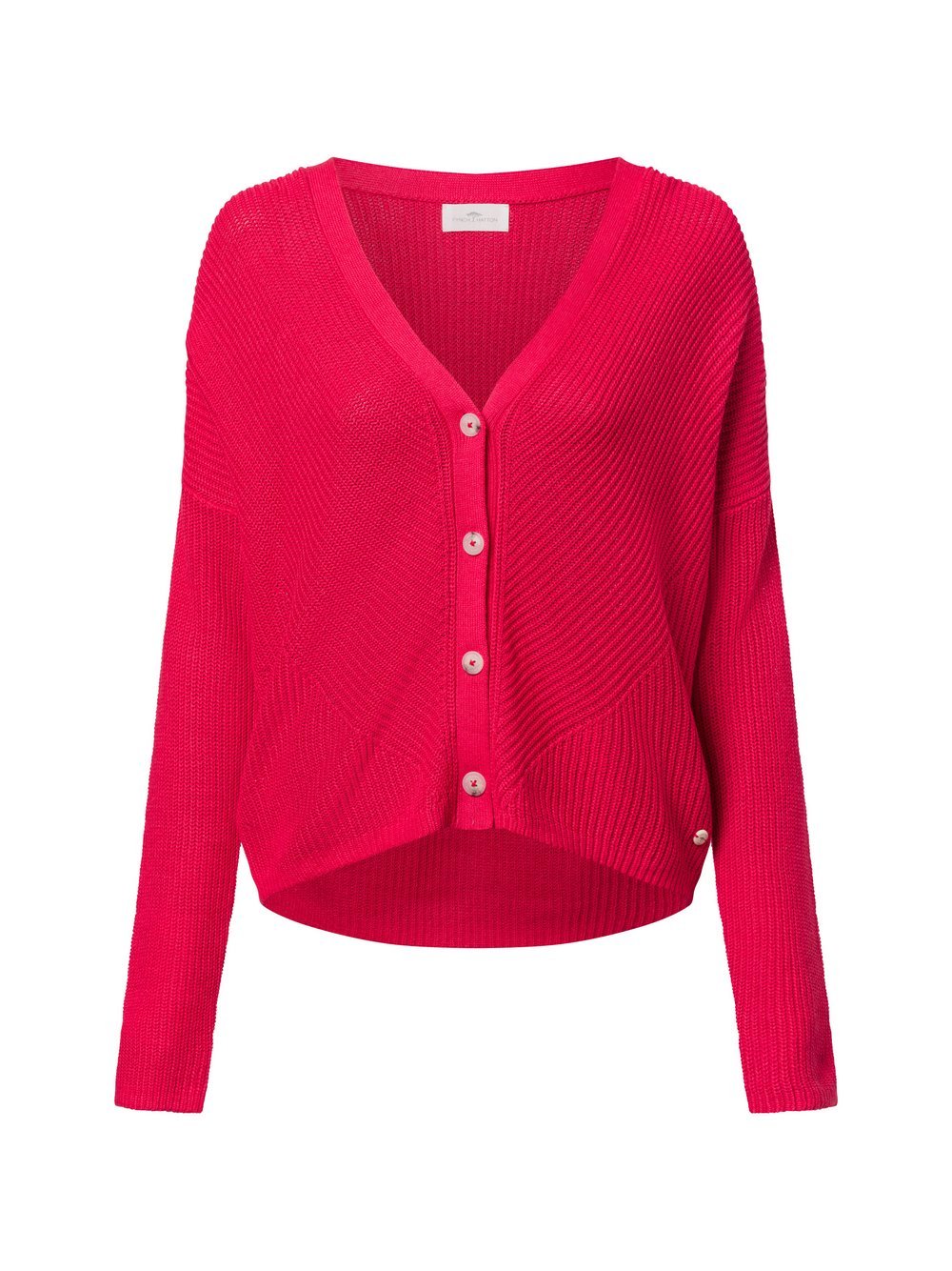 Fynch-Hatton Strickjacke mit Leinenanteil Damen