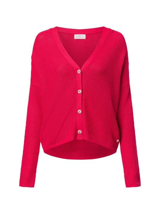 Fynch-Hatton Strickjacke mit Leinenanteil Damen