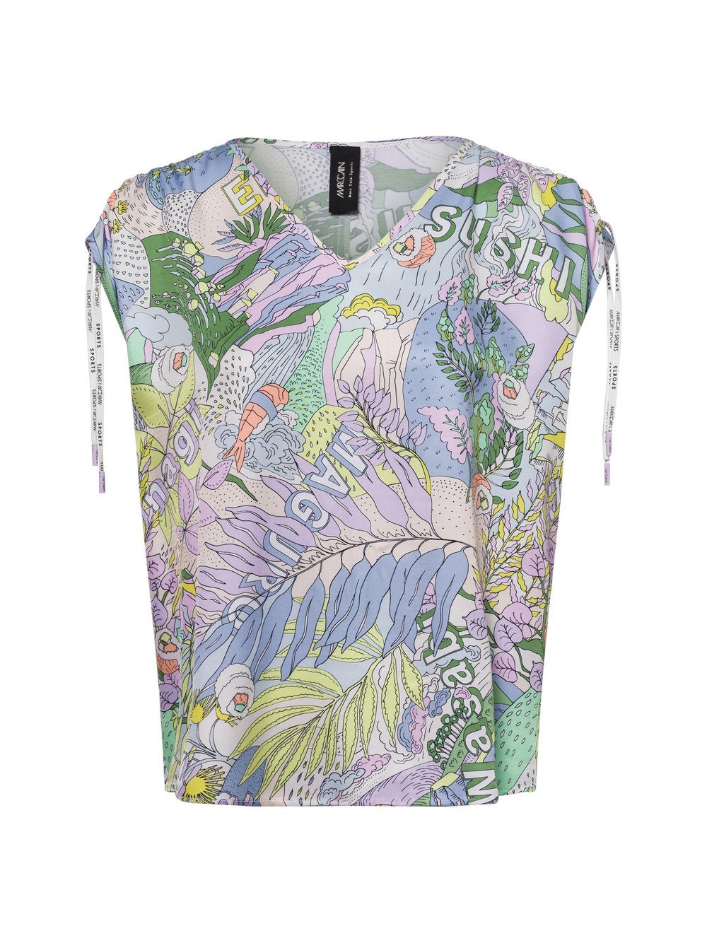 Marc Cain Blusentop Damen Viskose gemustert