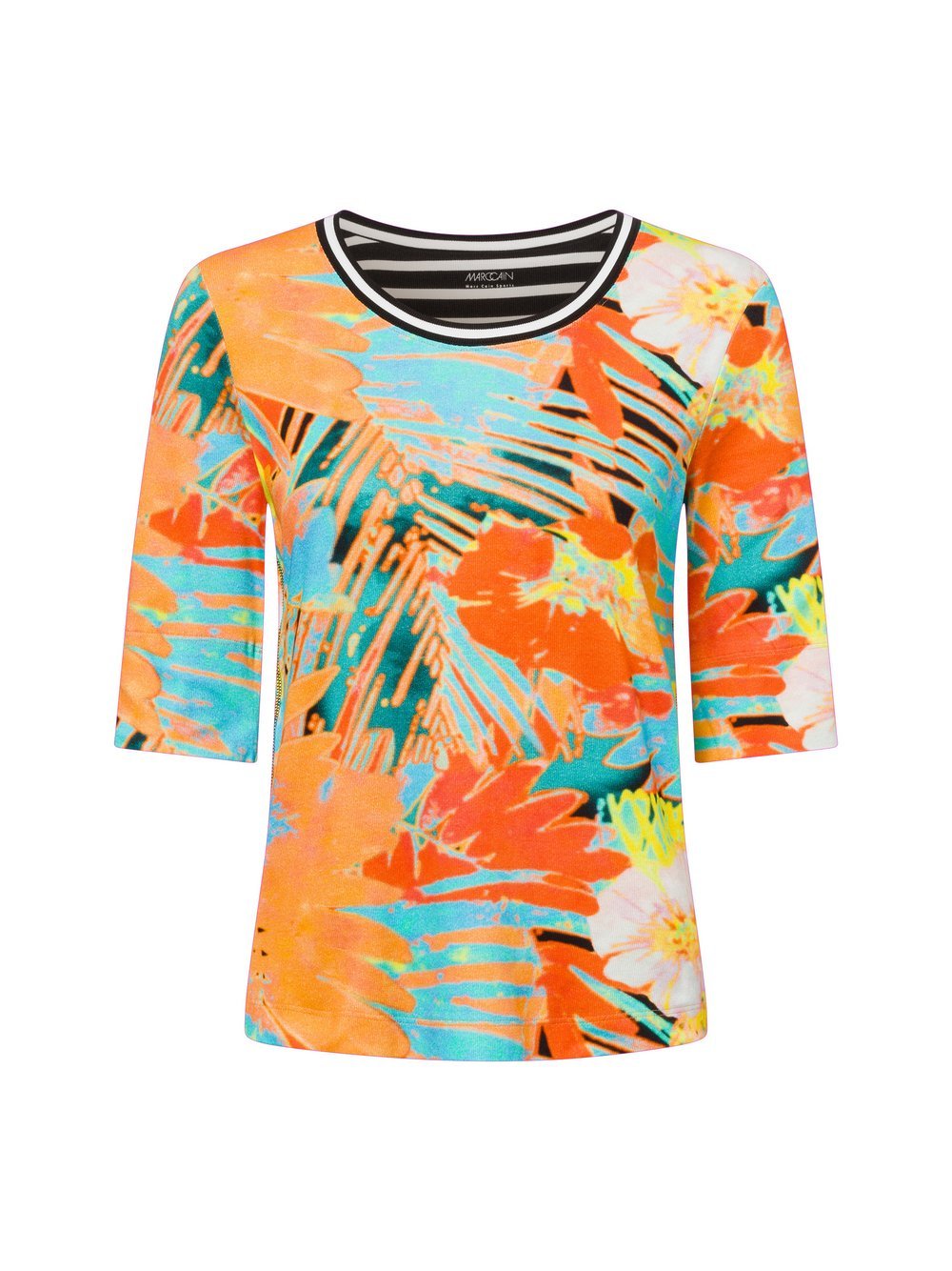 Marc Cain T-Shirt Damen Baumwolle gemustert