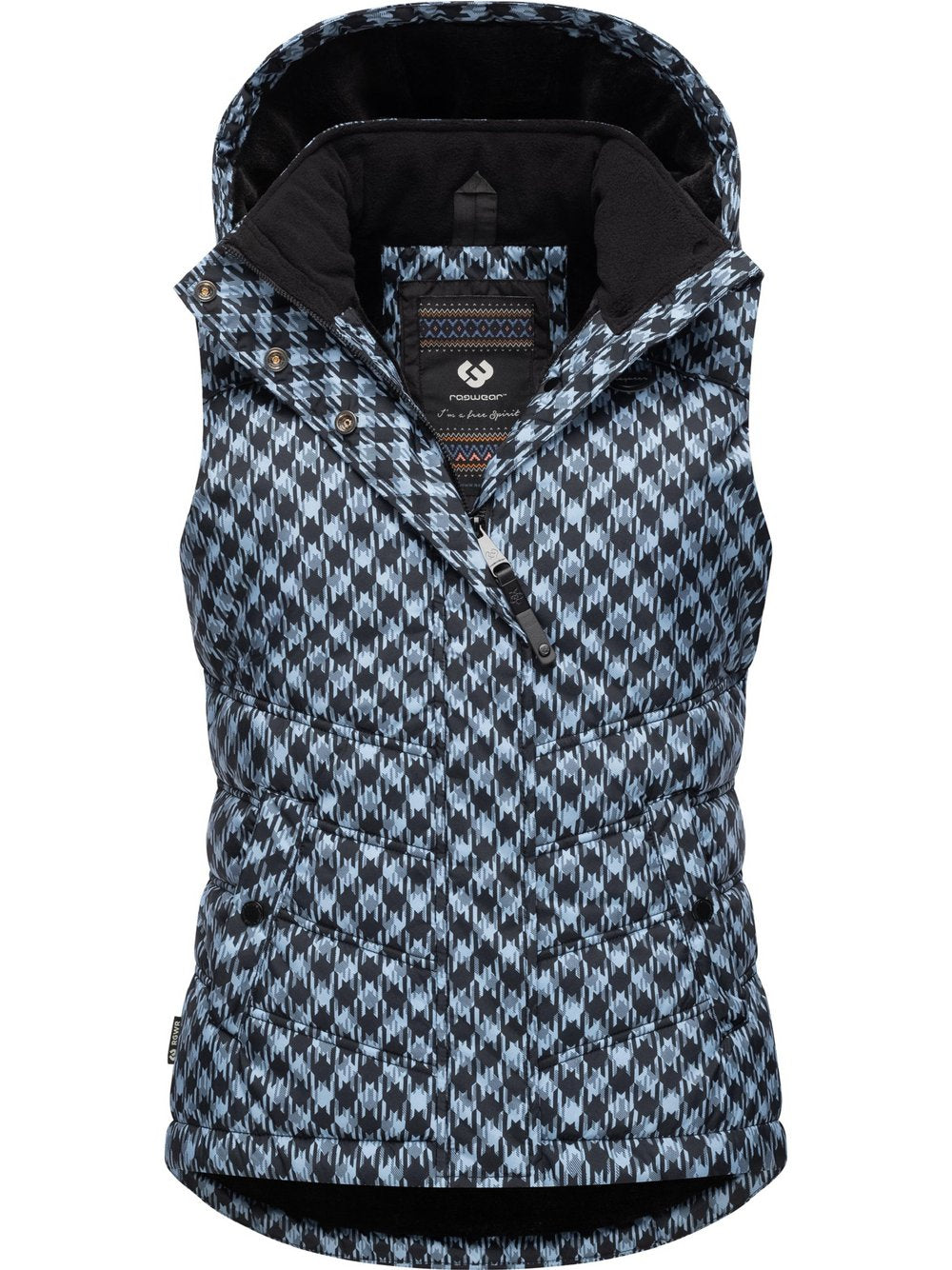 Ragwear Steppweste Damen gemustert