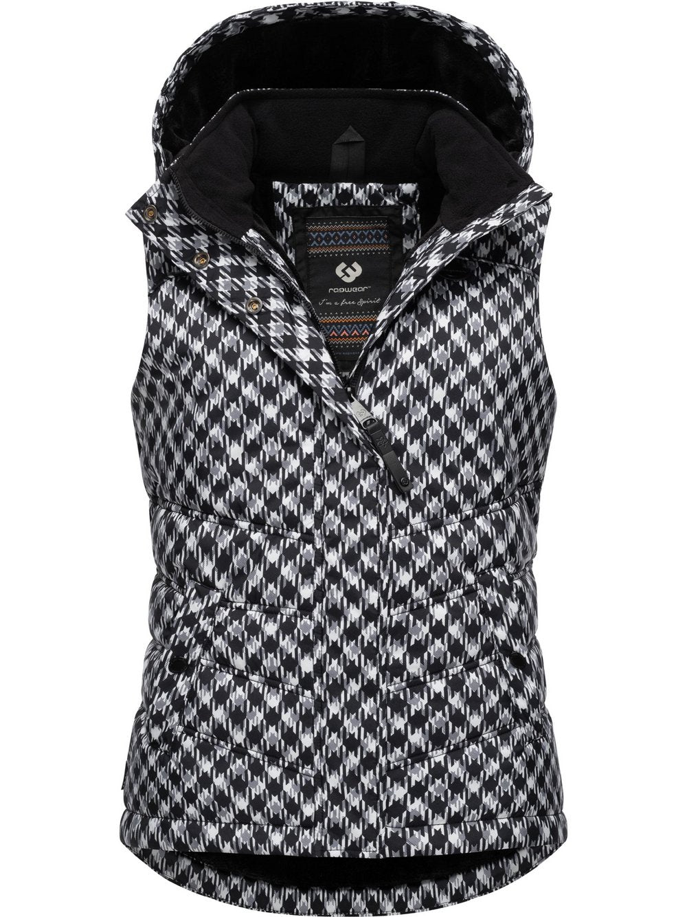 Ragwear Steppweste Damen gemustert