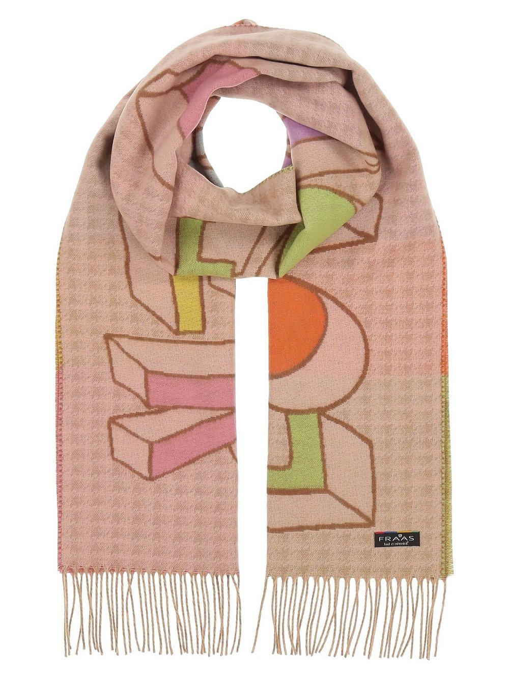 Fraas Schal Damen gemustert