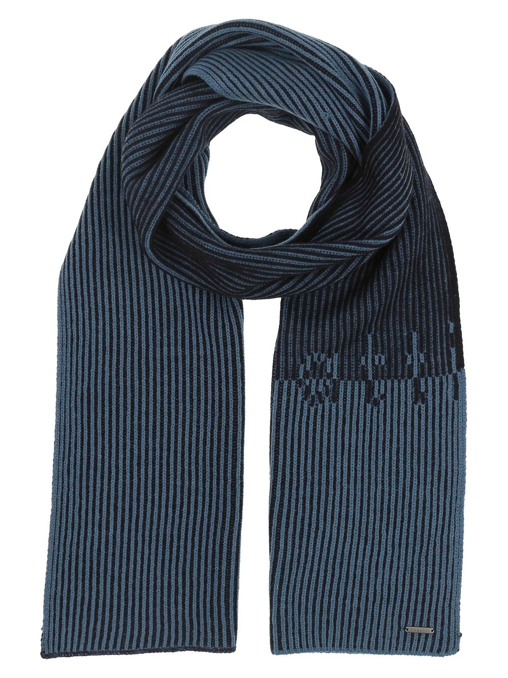 Bugatti Schal Herren Wolle gestreift