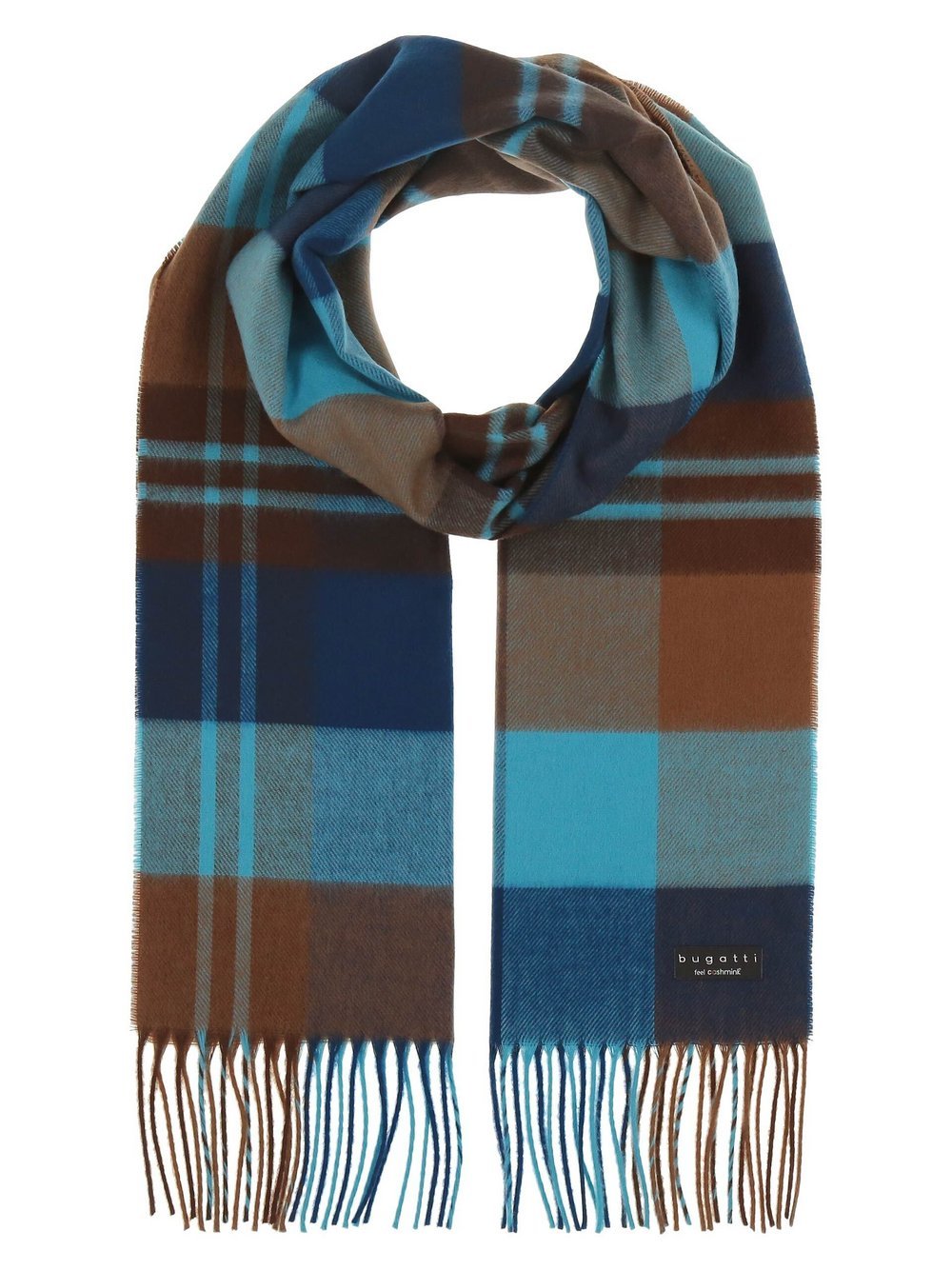 Bugatti Schal Herren kariert