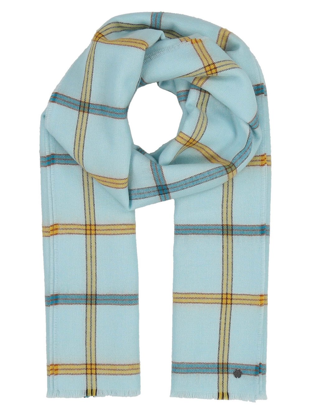 Fraas Schal Damen Wolle kariert