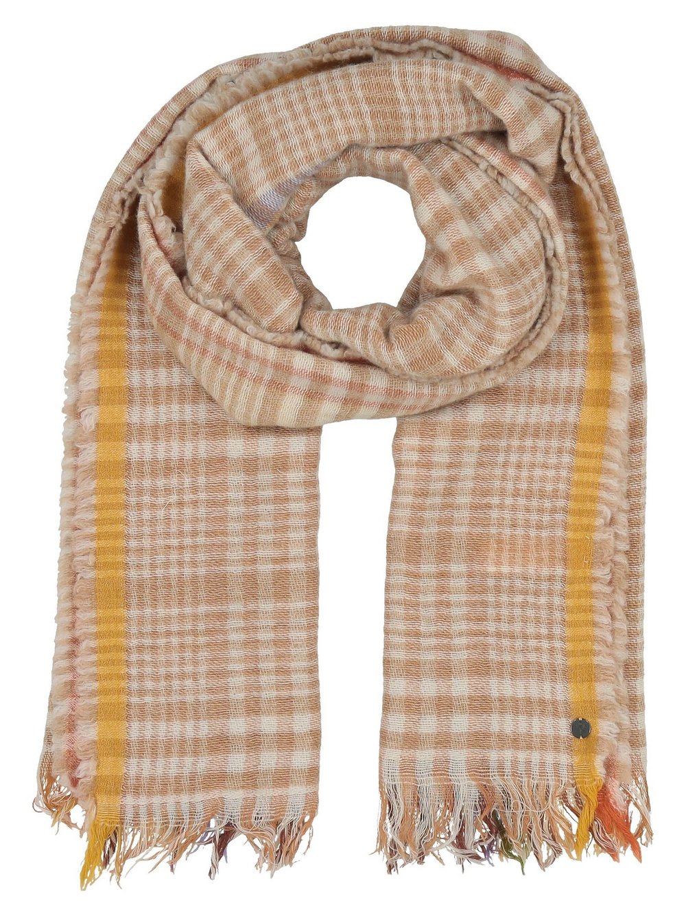 Fraas Schal Damen Wolle kariert