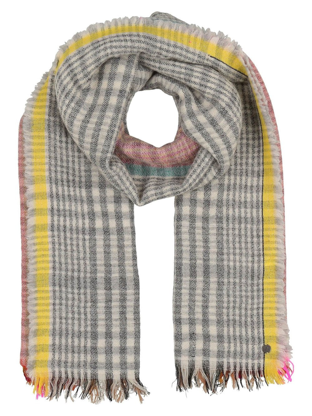 Fraas Schal Damen Wolle kariert