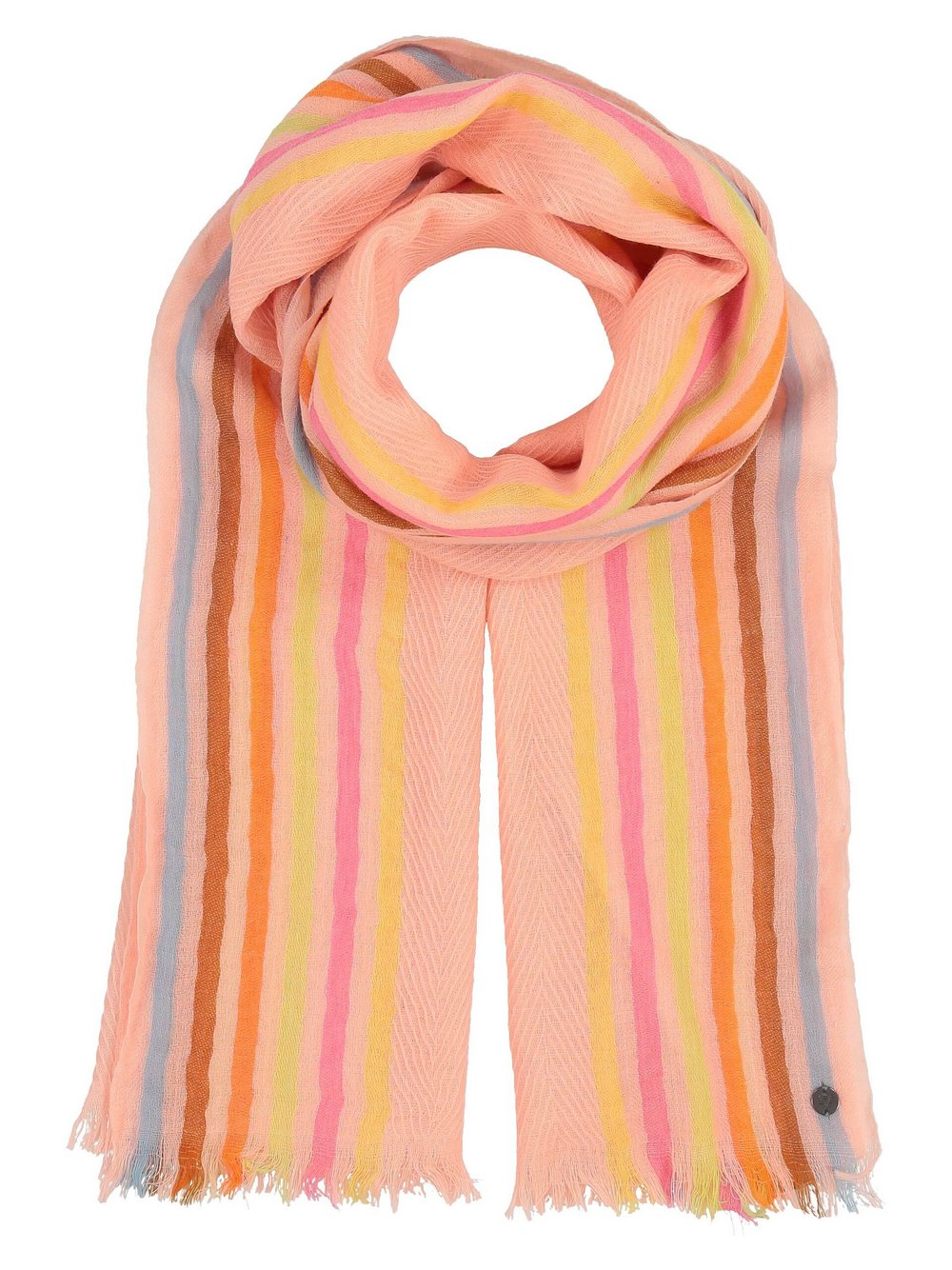 Fraas Schal Damen Wolle gestreift