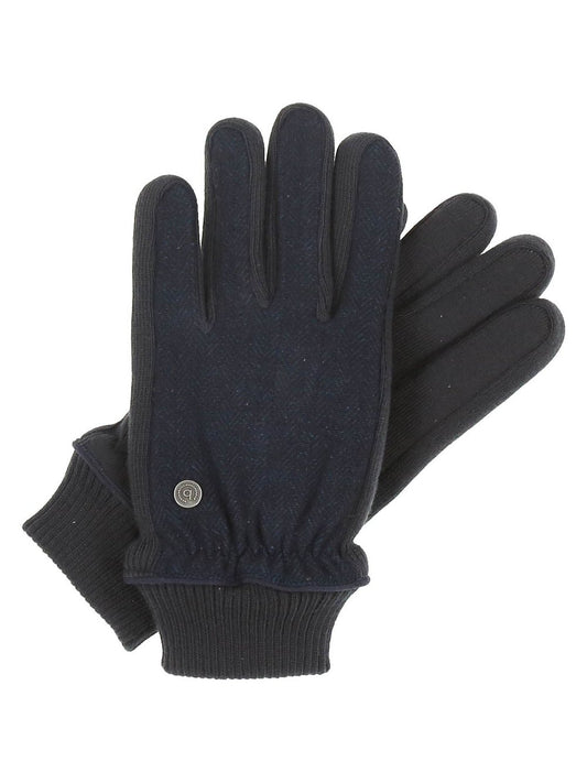 Bugatti Handschuhe Herren Wolle gemustert